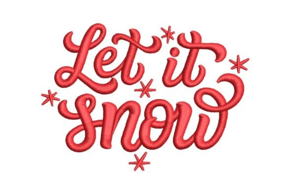 A Designer's Review: The Festive Red Let It Snow Design