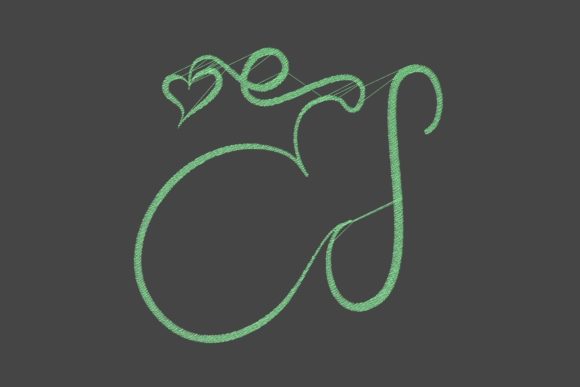 First Look: S Lovely Script with Swash on Boutique Apparel