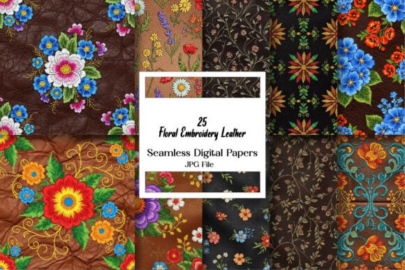 Floral Embroidery Leather Texture: A Designer's Practical Review