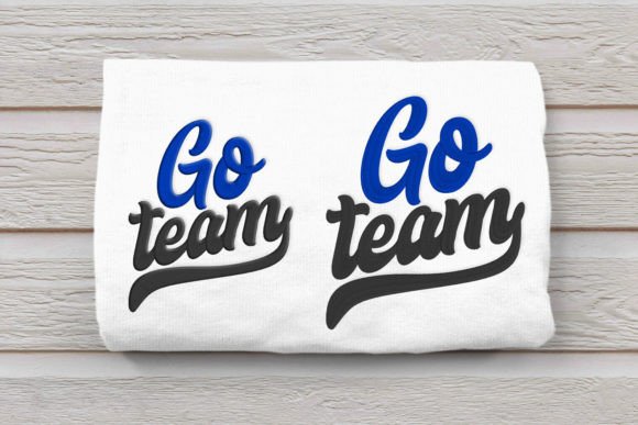Go Team Script Letters Embroidery: A Designer's Review