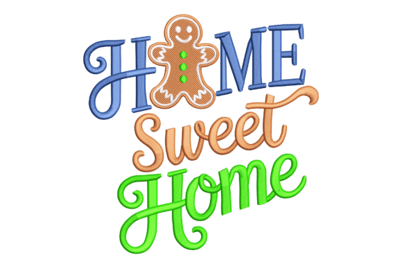 Home Sweet Home Gingerbread Embroidery Design Review