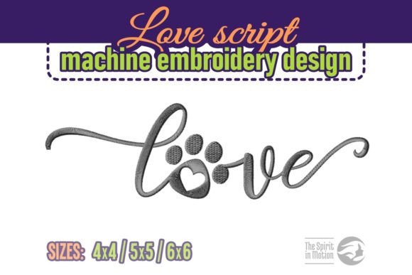 Love Script and Paw Print Embroidery Review