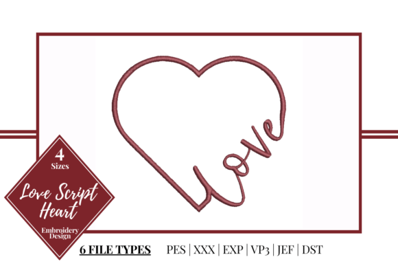 Love Script Heart: A Craft Fair Designer's Review