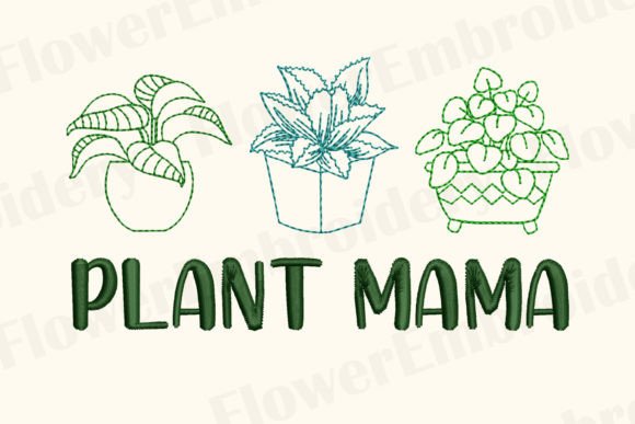 Plant Mama: A Designer's Review for Personalized Gift Embroidery